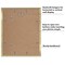Americanflat 2 Pack of Picture Frames with Mat - Plexiglass Cover
